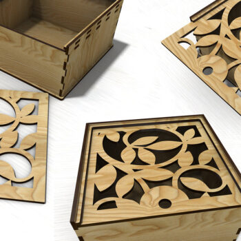 Intra απο ξύλο plywood 3mm-4mm πάχος – Συρόμενο Καπάκι Δίασταση 20x20 cm INTRAFABR-120914006 - Image 1