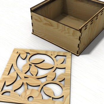 Intra απο ξύλο plywood 3mm-4mm πάχος – Συρόμενο Καπάκι Δίασταση 20x20 cm INTRAFABR-120914006 - Image 2