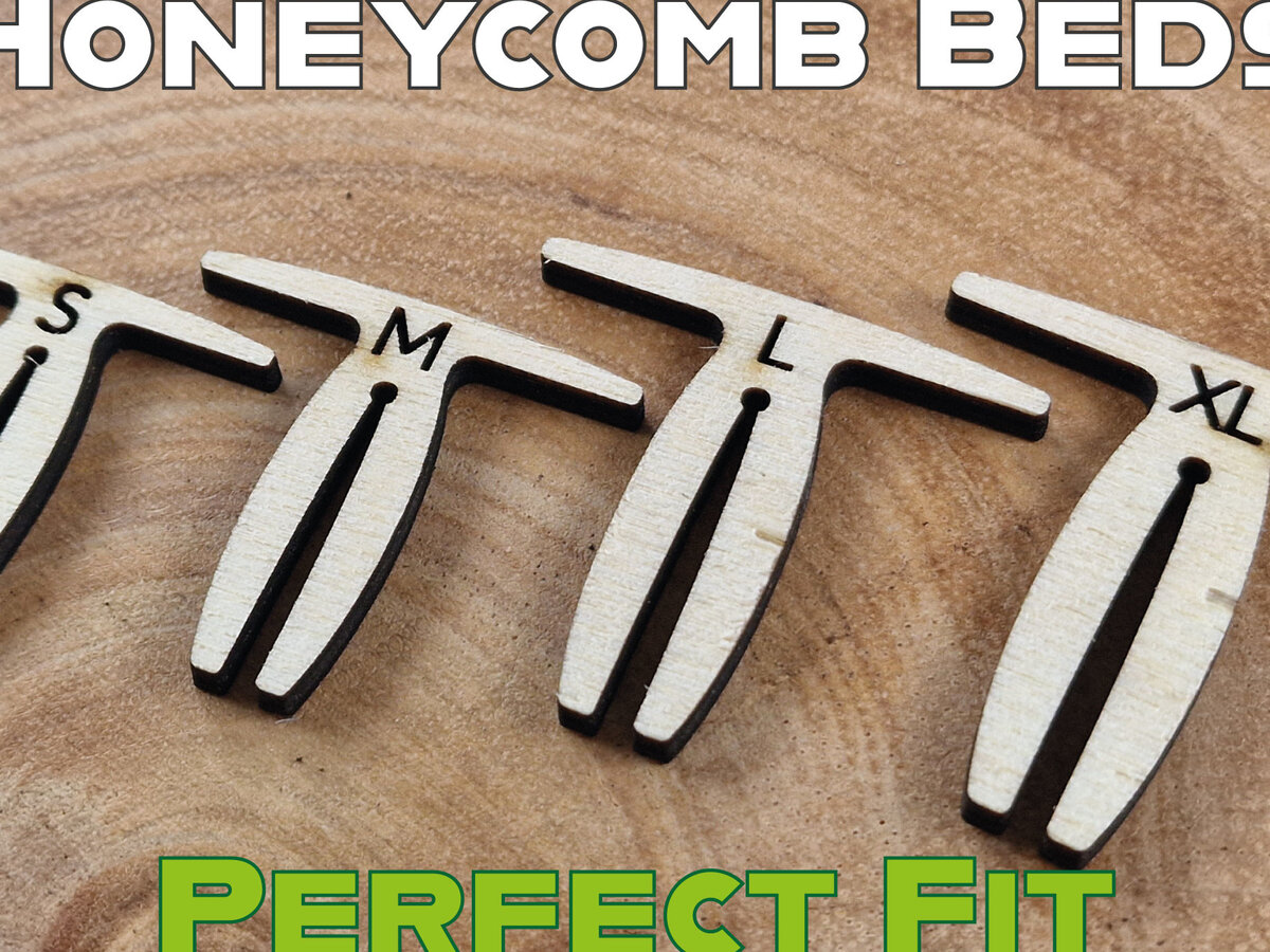 Intra απο ξύλο plywood 3mm-4mm πάχος – Λεπτή καρφίτσα κρεβατιού κηρήθρας - Universal Δίασταση  20x20 cm INTRAFABR-52339224