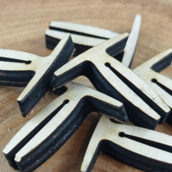 Intra απο ξύλο plywood 3mm-4mm πάχος – Λεπτή καρφίτσα κρεβατιού κηρήθρας - Universal Δίασταση  20x20 cm INTRAFABR-52339224 - Image 7