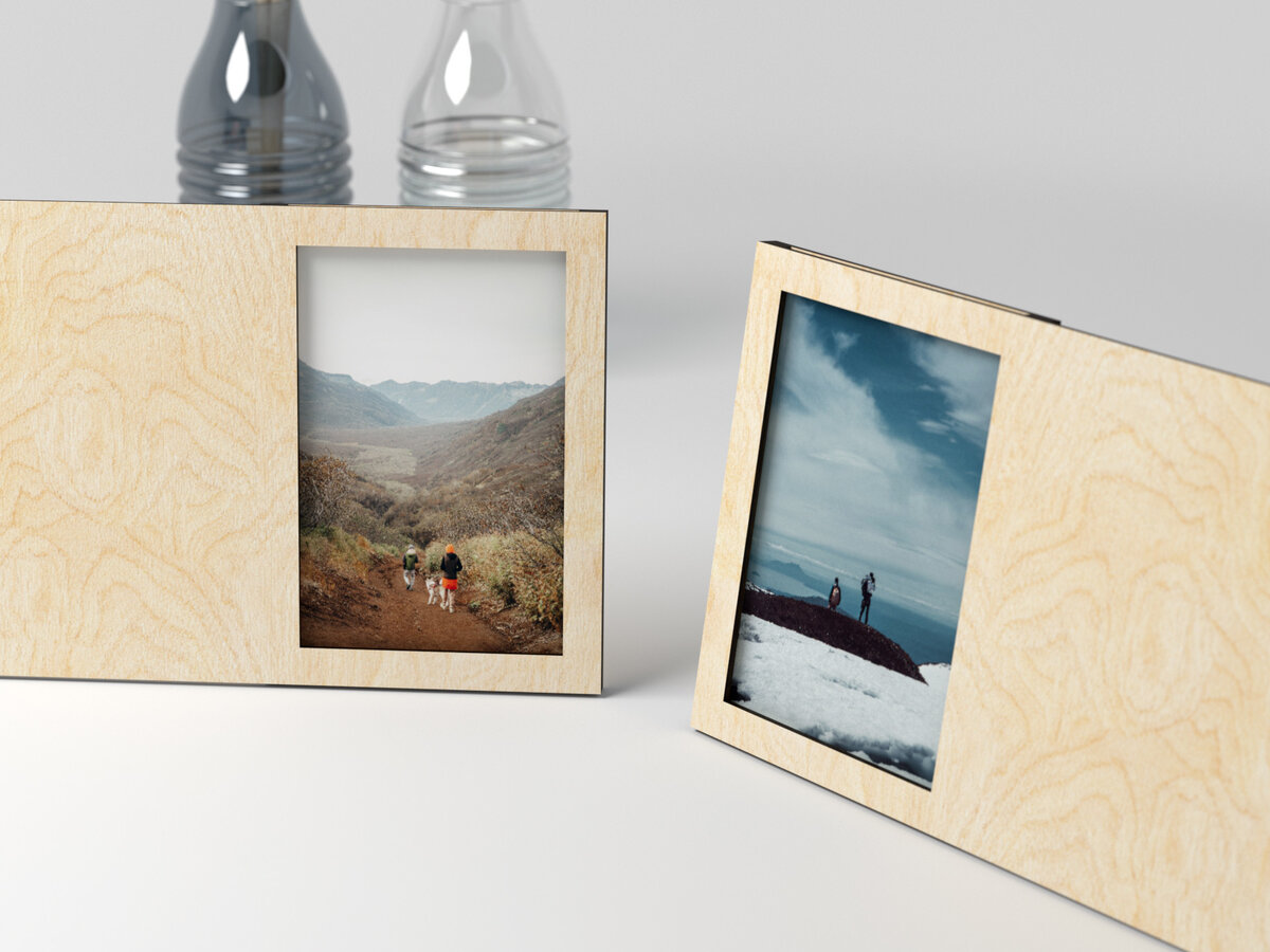 Intra απο ξύλο plywood 3mm-4mm πάχος – Κουλοχέρη Κορνίζα Δίασταση  20x20 cm INTRAFABR-25548158