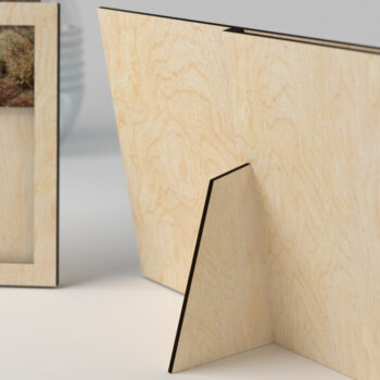 Intra απο ξύλο plywood 3mm-4mm πάχος – Κουλοχέρη Κορνίζα Δίασταση  20x20 cm INTRAFABR-25548158 - Image 3