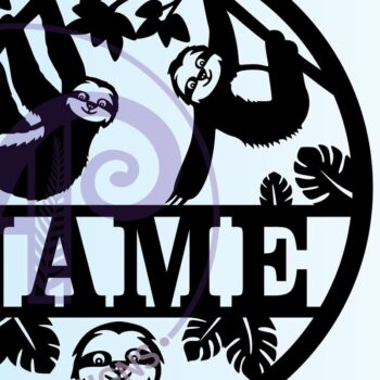 Intra απο ξύλο plywood 3mm-4mm πάχος – Sloth Όνομα Αποκοπή αρχείου Δίασταση  20x20 cm INTRAFABR-67419453 - Image 3