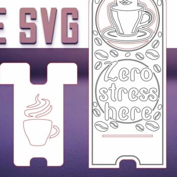 Intra απο ξύλο plywood 3mm-4mm πάχος – Sloth Stand Phone  Δίασταση  20x20 cm INTRAFABR-77458624 - Image 1