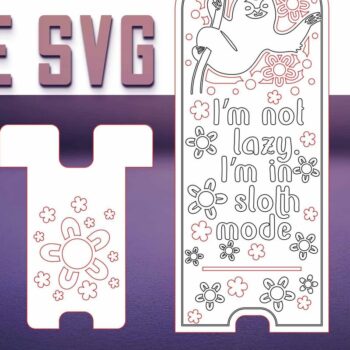 Intra απο ξύλο plywood 3mm-4mm πάχος – Sloth Stand Phone Δίασταση 20x20 cm INTRAFABR-77458434 - Image 1