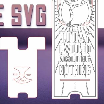 Intra απο ξύλο plywood 3mm-4mm πάχος – Sloth Stand Phone  Δίασταση  20x20 cm INTRAFABR-77458460 - Image 1