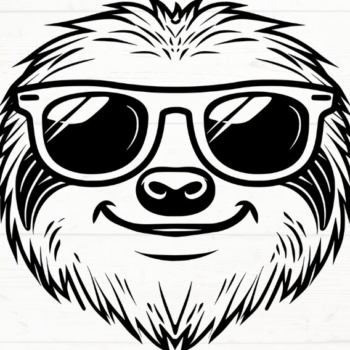 Intra απο ξύλο plywood 3mm-4mm πάχος – Sloth, DXF, EPS, JPG, PNG Δίασταση  20x20 cm INTRAFABR-115721024 - Image 6