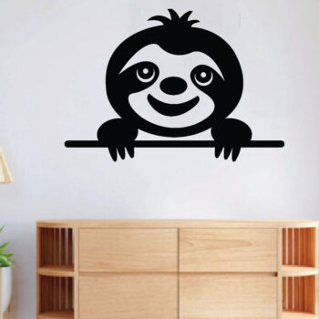 Intra απο ξύλο plywood 3mm-4mm πάχος – Αρχεία Sloth Wall Art Cut Laser Δίασταση 40x30 cm INTRAFABR-77149199 - Image 4