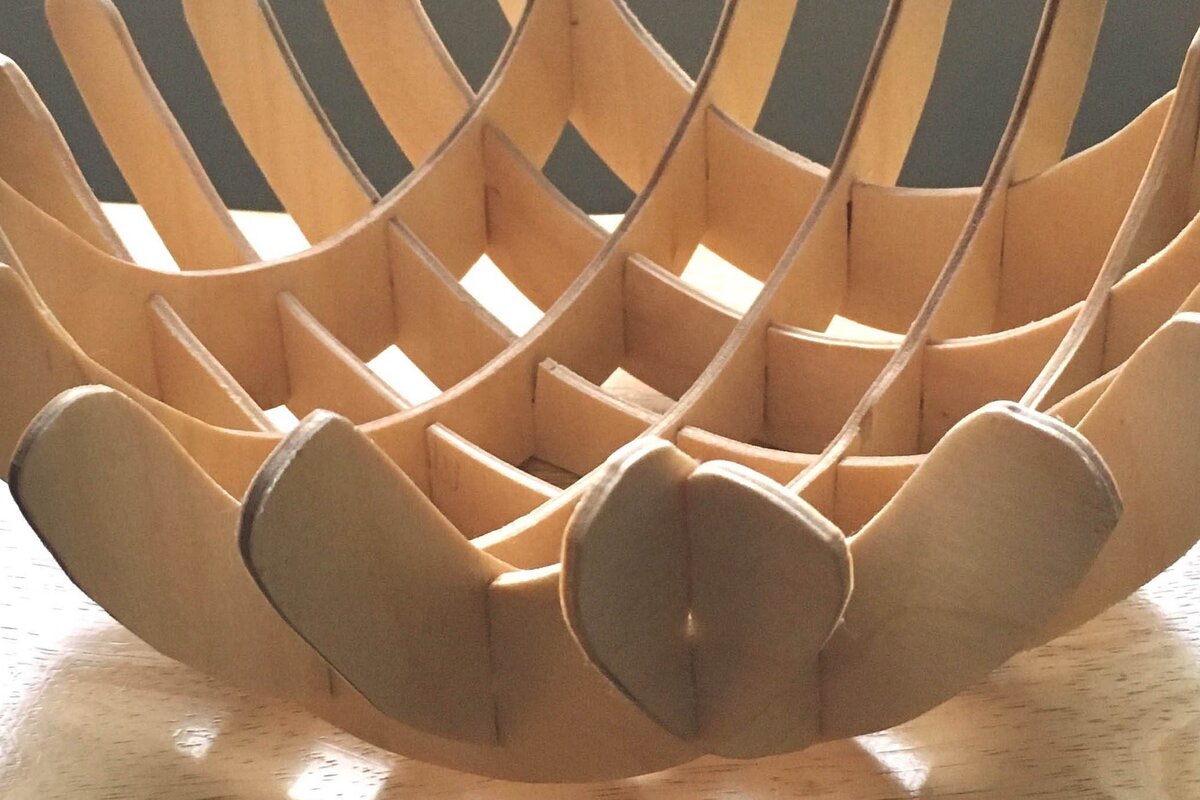 Intra απο ξύλο plywood 3mm-4mm πάχος – Μικρό μπολ Δίασταση  20x20 cm INTRAFABR-36871432