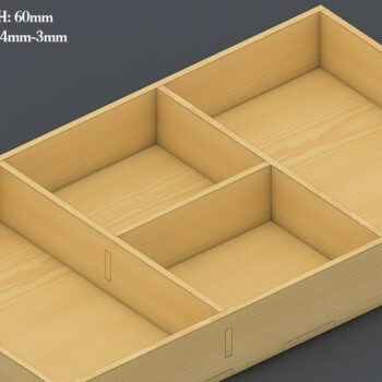 Intra απο ξύλο plywood 3mm-4mm πάχος – Αρχείο κοπής με λέιζερ μικρού δίσκου, αποκοπή Glowforge Δίασταση  20x20 cm INTRAFABR-40162431 - Image 1