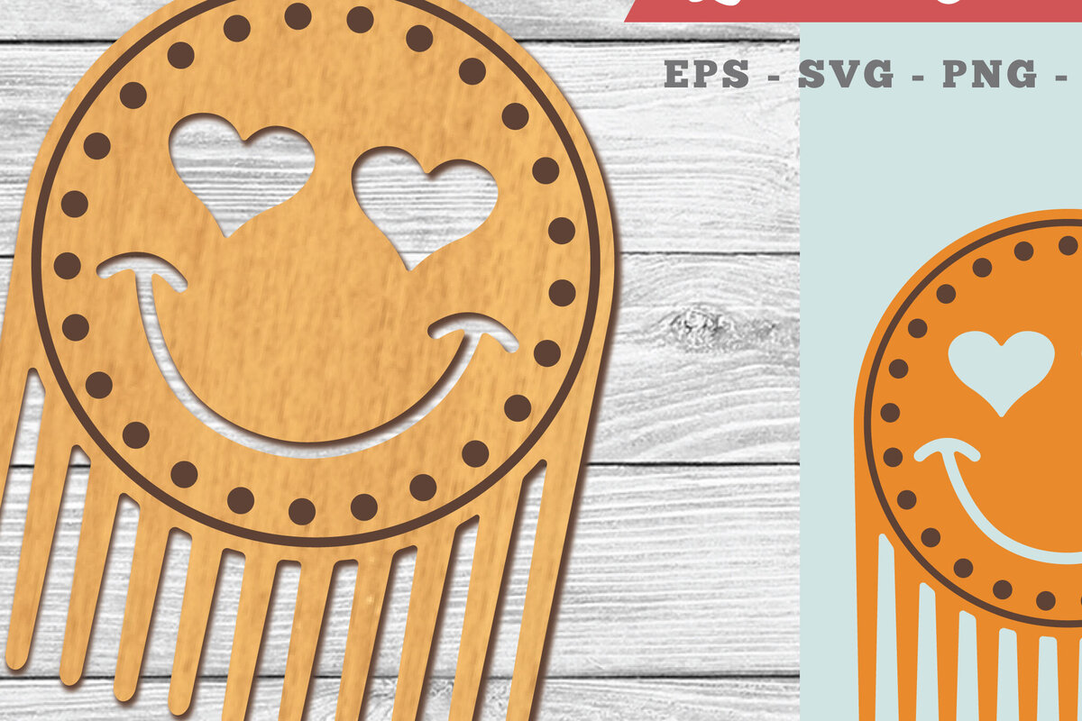 Intra απο ξύλο plywood 3mm-4mm πάχος – Smile FaceComb 2 Δίασταση  20x20 cm INTRAFABR-104778562