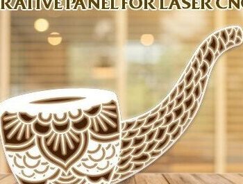 Intra απο ξύλο plywood 3mm-4mm πάχος – Smoking Pipe Laser Craft Δίασταση  20x20 cm INTRAFABR-32870275 - Image 4