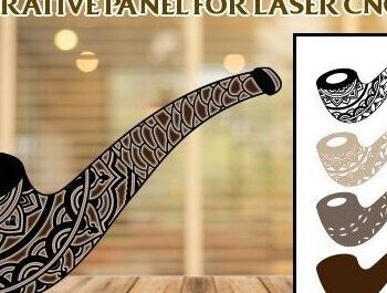 Intra απο ξύλο plywood 3mm-4mm πάχος – Smoking Pipe Laser Craft Δίασταση  20x20 cm INTRAFABR-32870290 - Image 2