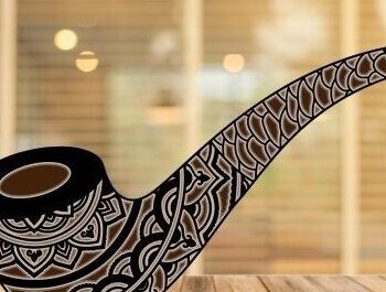 Intra απο ξύλο plywood 3mm-4mm πάχος – Smoking Pipe Laser Craft Δίασταση  20x20 cm INTRAFABR-32870290 - Image 3