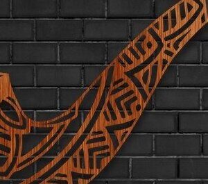 Intra απο ξύλο plywood 3mm-4mm πάχος – Smoking Pipe Laser Craft Δίασταση  20x20 cm INTRAFABR-32870284