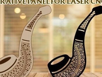 Intra απο ξύλο plywood 3mm-4mm πάχος – Smoking Pipe Laser Craft Δίασταση  20x20 cm INTRAFABR-32870310 - Image 4