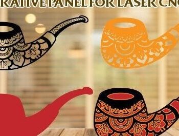 Intra απο ξύλο plywood 3mm-4mm πάχος – Smoking Pipe Laser Craft Δίασταση  20x20 cm INTRAFABR-32870270 - Image 2