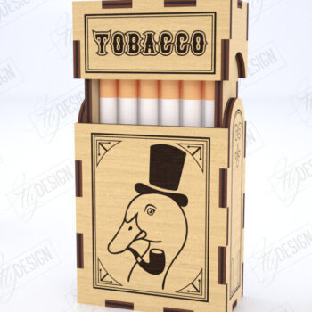 Intra απο ξύλο plywood 3mm-4mm πάχος – Smoking Storage Box Πακέτο κοπής με λέιζερ Δίασταση  20x20 cm INTRAFABR-120416753 - Image 4