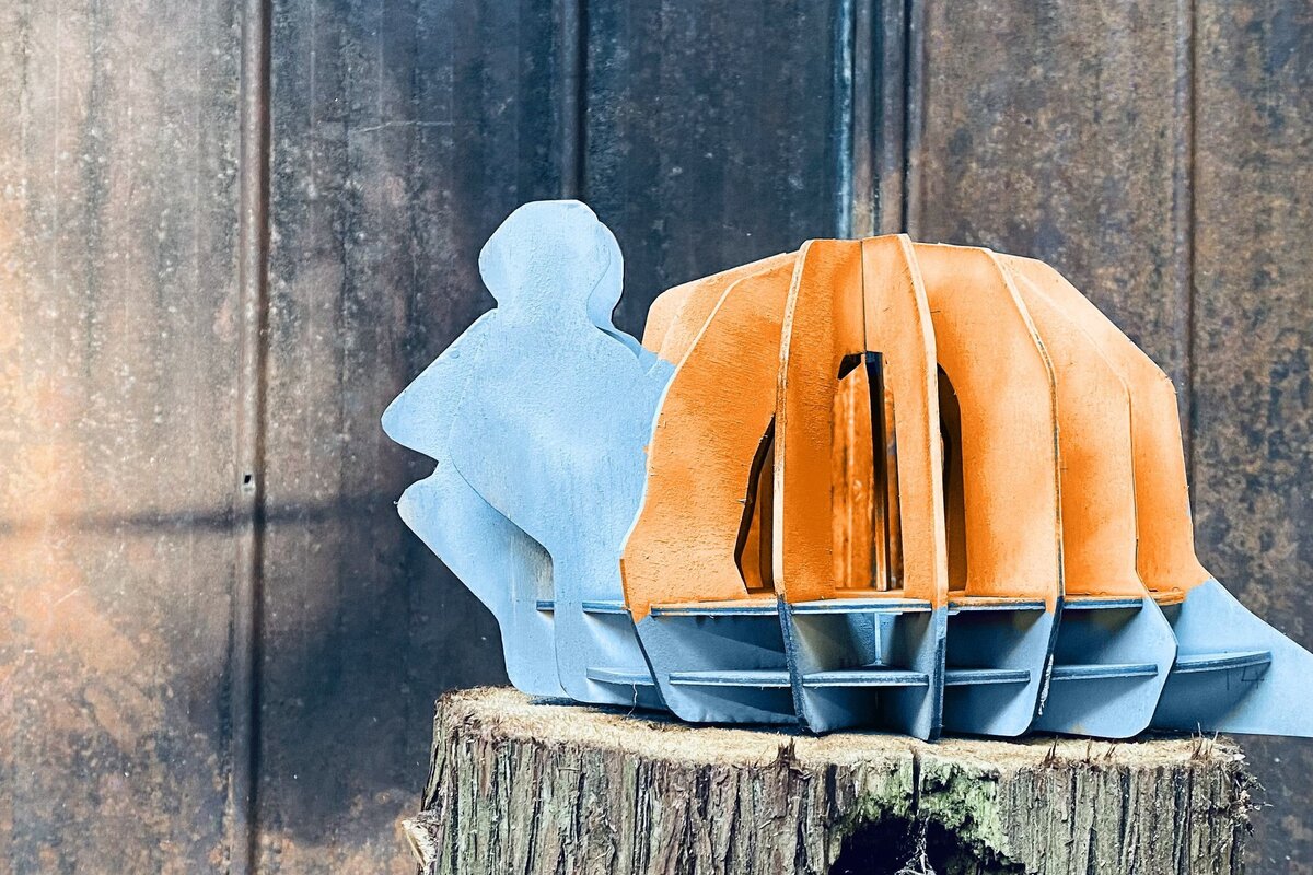 Intra απο ξύλο plywood 3mm-4mm πάχος – σαλιγκαριού Δίασταση  20x20 cm INTRAFABR-38835190