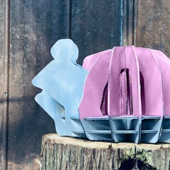 Intra απο ξύλο plywood 3mm-4mm πάχος – σαλιγκαριού Δίασταση  20x20 cm INTRAFABR-38835190 - Image 2