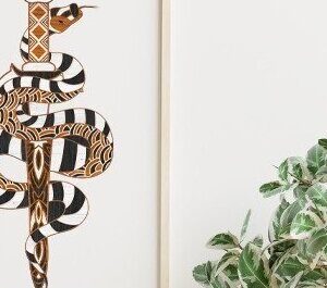 Intra απο ξύλο plywood 3mm-4mm πάχος – Φίδι Δίασταση  20x20 cm INTRAFABR-32437150