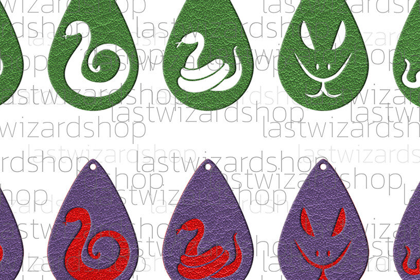 Intra απο ξύλο plywood 3mm-4mm πάχος – Snake Earrings, Boho Earring Δίασταση  5x5 cm INTRAFABR-25328050