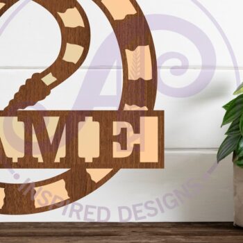 Intra απο ξύλο plywood 3mm-4mm πάχος – Αρχείο Snake Name Δίασταση  20x20 cm INTRAFABR-102690297 - Image 1