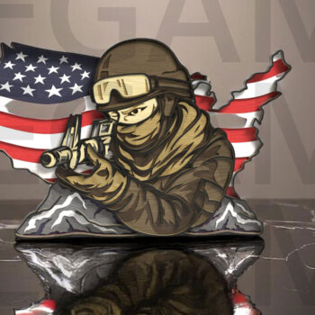 Intra απο ξύλο plywood 3mm-4mm πάχος – Sniper Soldier Χάρτης ΗΠΑ Δίασταση  20x20 cm INTRAFABR-123433136 - Image 13