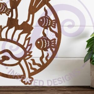 Intra απο ξύλο plywood 3mm-4mm πάχος – Snorkeling Boy Wall Art Sign, Αρχείο. Δίασταση  40x30 cm INTRAFABR-88859996