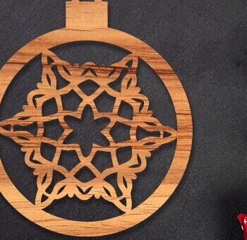 Intra απο ξύλο plywood 3mm-4mm πάχος – Snow Balls Design Bundle Δίασταση 40x30 cm INTRAFABR-77141615 - Image 3