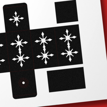 Intra απο ξύλο plywood 3mm-4mm πάχος – Snow Crystal 1 Tea Light Lantern Δίασταση  20x20 cm INTRAFABR-108348154 - Image 2