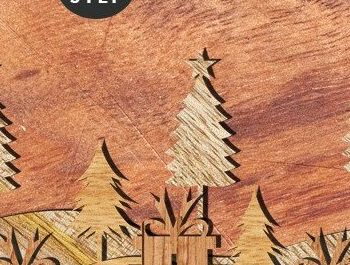 Intra απο ξύλο plywood 3mm-4mm πάχος – Snow Globe Δίασταση  20x20 cm INTRAFABR-42613975 - Image 2