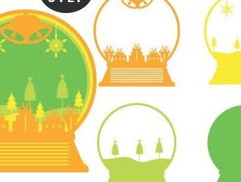 Intra απο ξύλο plywood 3mm-4mm πάχος – Snow Globe Δίασταση  20x20 cm INTRAFABR-42613975 - Image 3