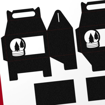 Intra απο ξύλο plywood 3mm-4mm πάχος – Μπομπονιέρα Snowe Globe Wide Window Gable Δίασταση  20x20 cm INTRAFABR-102232175 - Image 2