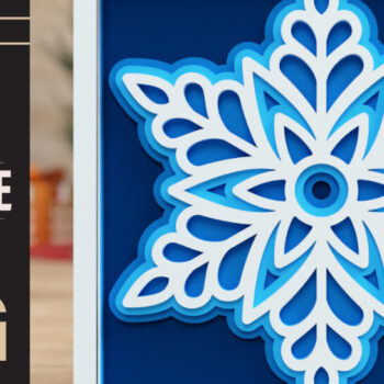 Intra απο ξύλο plywood 3mm-4mm πάχος – Snowflake 3D πολυεπίπεδα κομμένα αρχεία Δίασταση 20x20 cm INTRAFABR-75491956 - Image 1