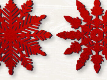 Intra απο ξύλο plywood 3mm-4mm πάχος – Χριστουγεννιάτικο στολίδι χιονονιφάδας 2 στρώσεων Δίασταση 20x20 cm INTRAFABR-50593801 - Image 6