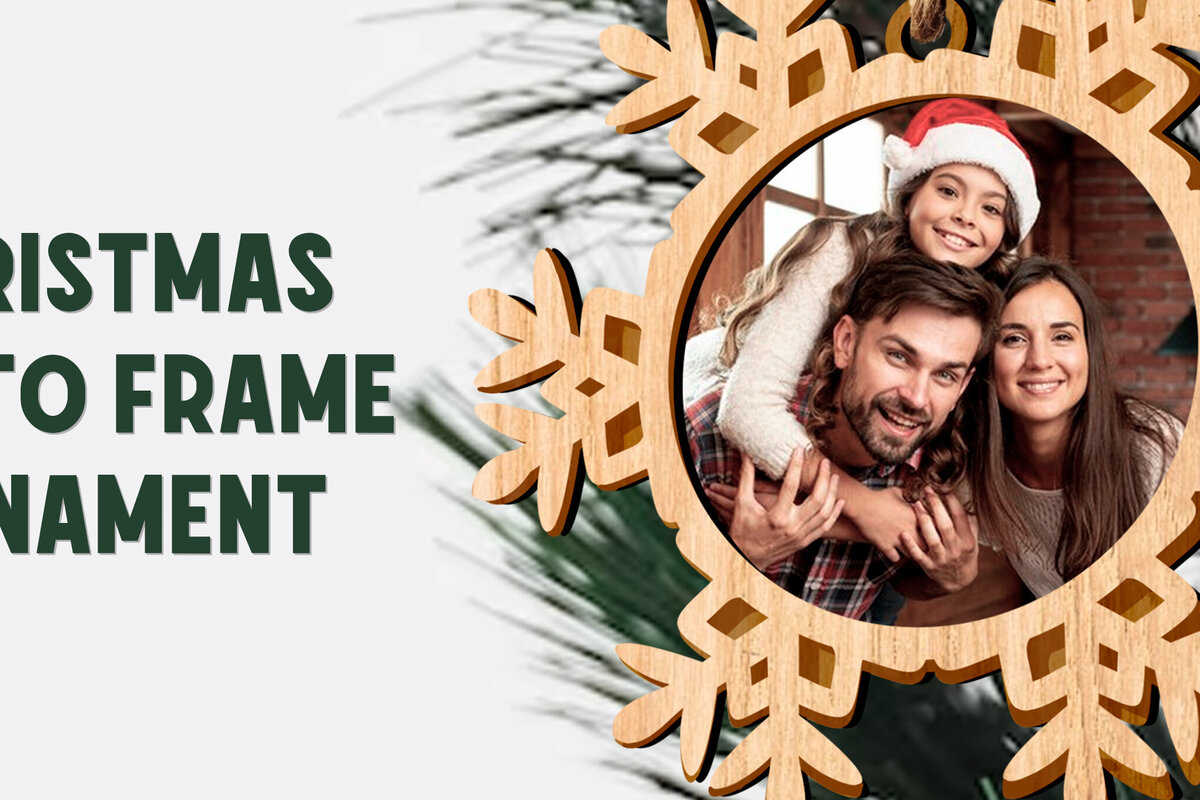 Intra απο ξύλο plywood 3mm-4mm πάχος – Νιφάδα χιονιού. Χριστουγεννιάτικη κορνίζα λέιζερ Δίασταση  20x20 cm INTRAFABR-81913394