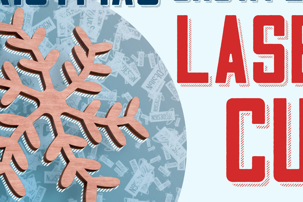 Intra απο ξύλο plywood 3mm-4mm πάχος – Σουβέρ Snowflake Δίασταση  20x20 cm INTRAFABR-76440281