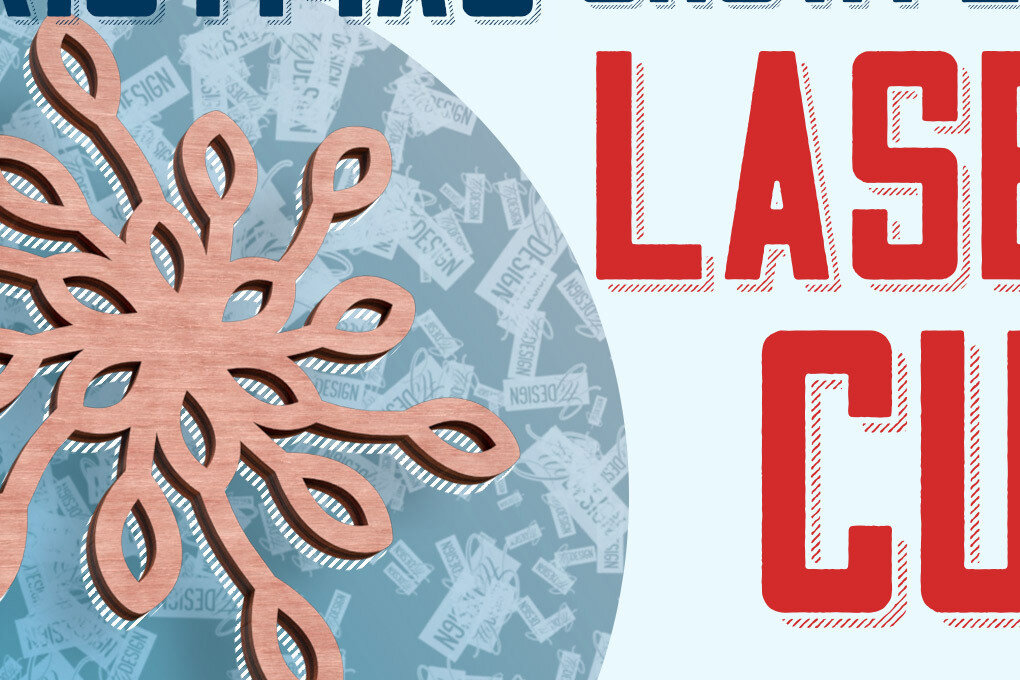 Intra απο ξύλο plywood 3mm-4mm πάχος – Σουβέρ Snowflake Δίασταση  20x20 cm INTRAFABR-76440310