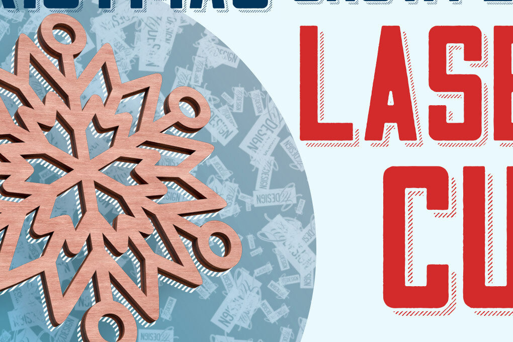 Intra απο ξύλο plywood 3mm-4mm πάχος – Σουβέρ Snowflake Δίασταση  20x20 cm INTRAFABR-76440331