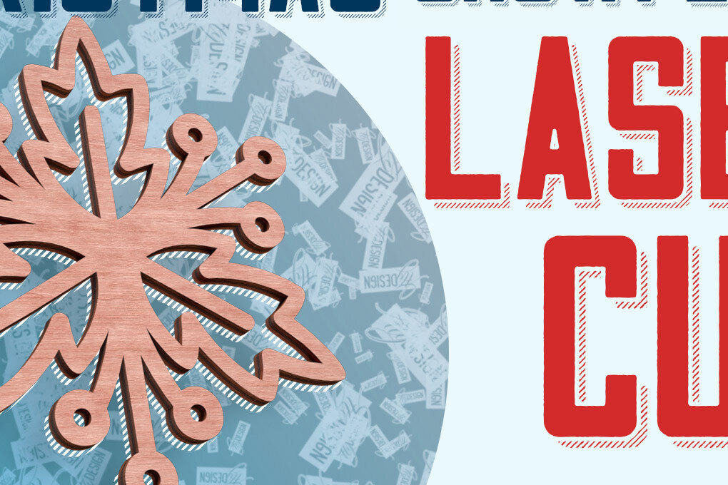 Intra απο ξύλο plywood 3mm-4mm πάχος – Σουβέρ Snowflake Δίασταση  20x20 cm INTRAFABR-76440350