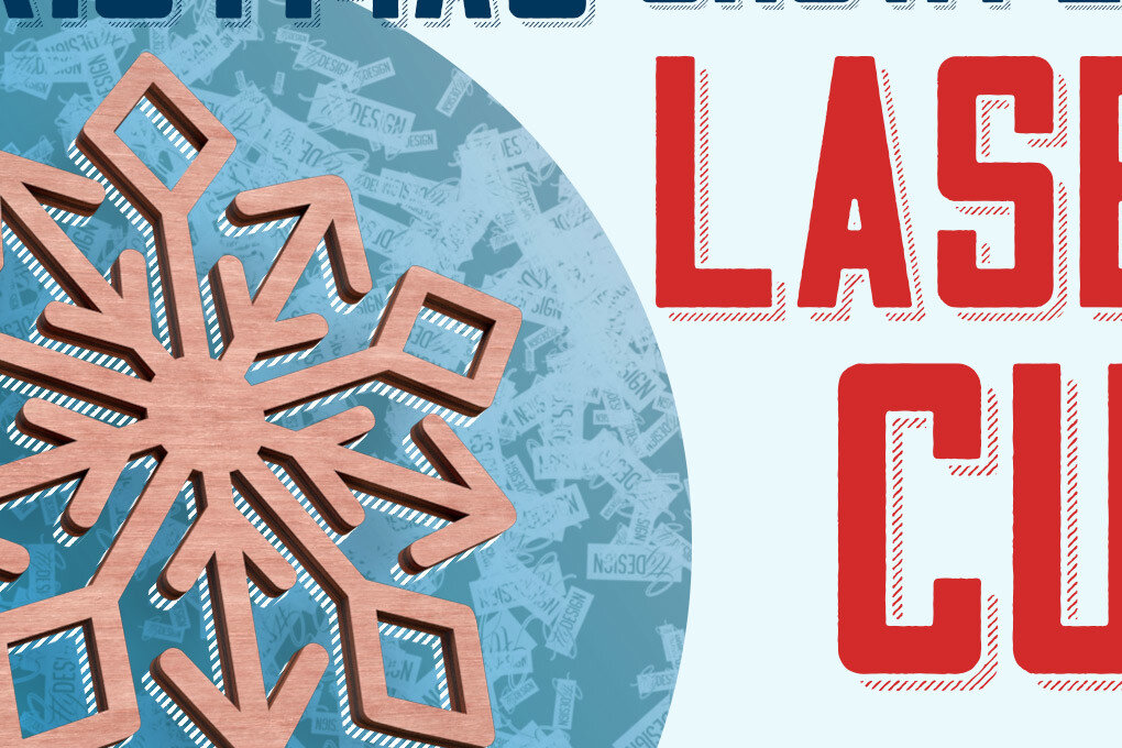 Intra απο ξύλο plywood 3mm-4mm πάχος – Σουβέρ Snowflake Δίασταση  20x20 cm INTRAFABR-76439819