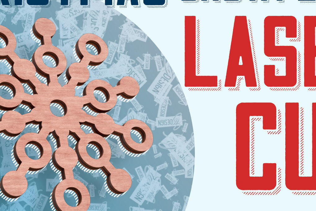 Intra απο ξύλο plywood 3mm-4mm πάχος – Σουβέρ Snowflake Δίασταση  20x20 cm INTRAFABR-76439849