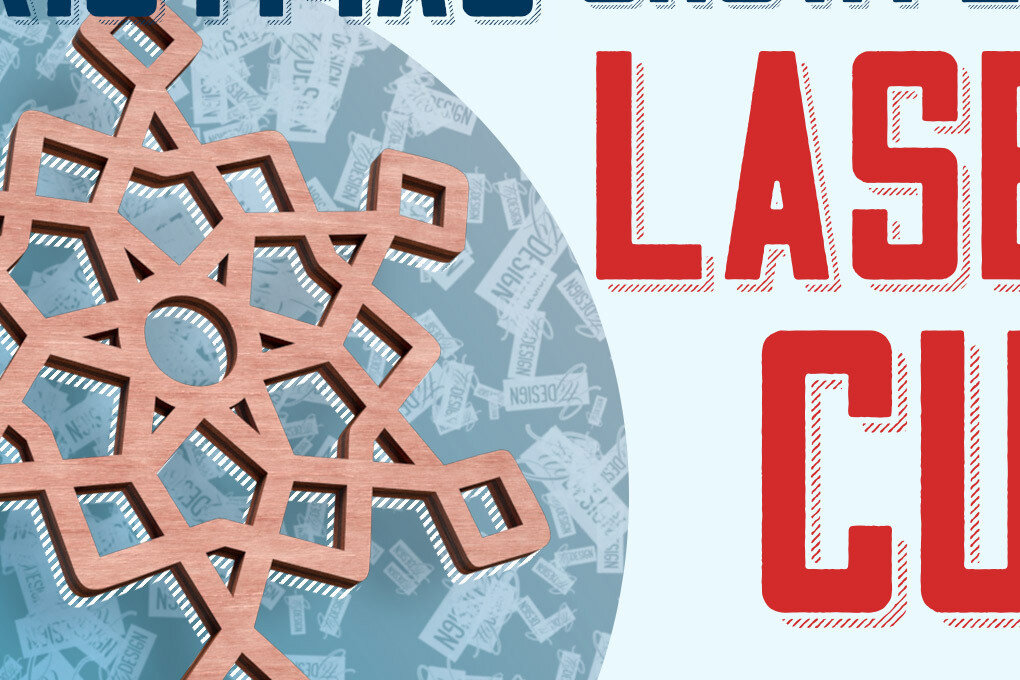 Intra απο ξύλο plywood 3mm-4mm πάχος – Σουβέρ Snowflake Δίασταση  20x20 cm INTRAFABR-76440046