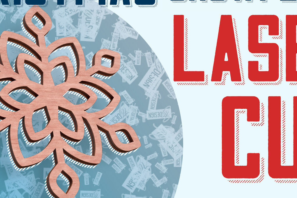 Intra απο ξύλο plywood 3mm-4mm πάχος – Σουβέρ Snowflake Δίασταση  20x20 cm INTRAFABR-76440101