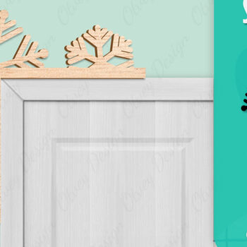 Intra απο ξύλο plywood 3mm-4mm πάχος – Γωνιακή πόρτα με νιφάδα χιονιού Δίασταση  20x20 cm INTRAFABR-109740369 - Image 5