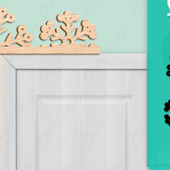 Intra απο ξύλο plywood 3mm-4mm πάχος – Γωνιακή πόρτα με νιφάδα χιονιού Δίασταση  20x20 cm INTRAFABR-109740369 - Image 6