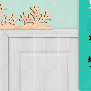 Intra απο ξύλο plywood 3mm-4mm πάχος – Γωνιακή πόρτα με νιφάδα χιονιού Δίασταση  20x20 cm INTRAFABR-109740369 - Image 7