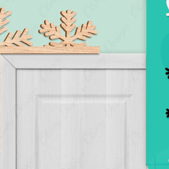 Intra απο ξύλο plywood 3mm-4mm πάχος – Γωνιακή πόρτα με νιφάδα χιονιού Δίασταση  20x20 cm INTRAFABR-109740369 - Image 8