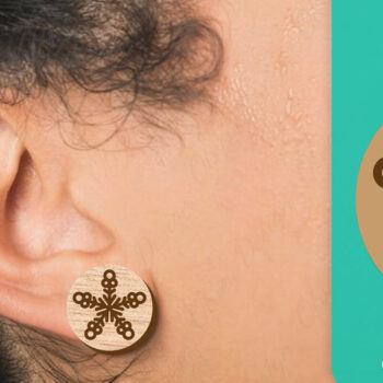 Intra απο ξύλο plywood 3mm-4mm πάχος – Σκουλαρίκια χιονιού Δίασταση  5x5 cm INTRAFABR-109159139 - Image 17